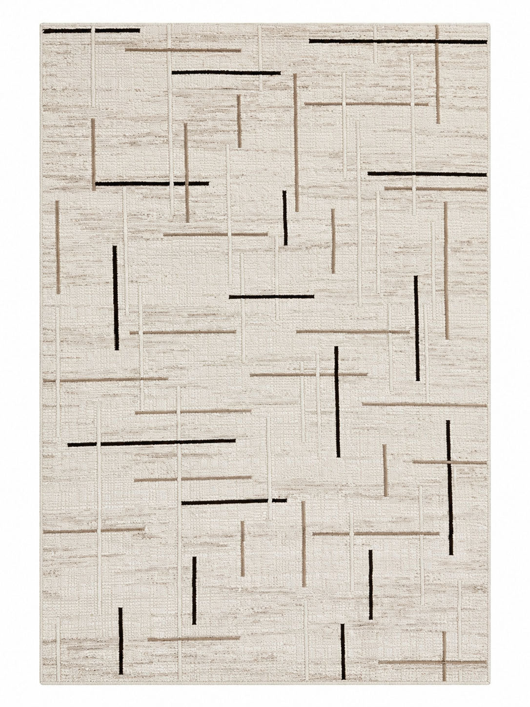 Kurzflor Teppich Boho 3D Hoch-Tief-Effekt – Teppich Wohnzimmer & Schlafzimmer-8
