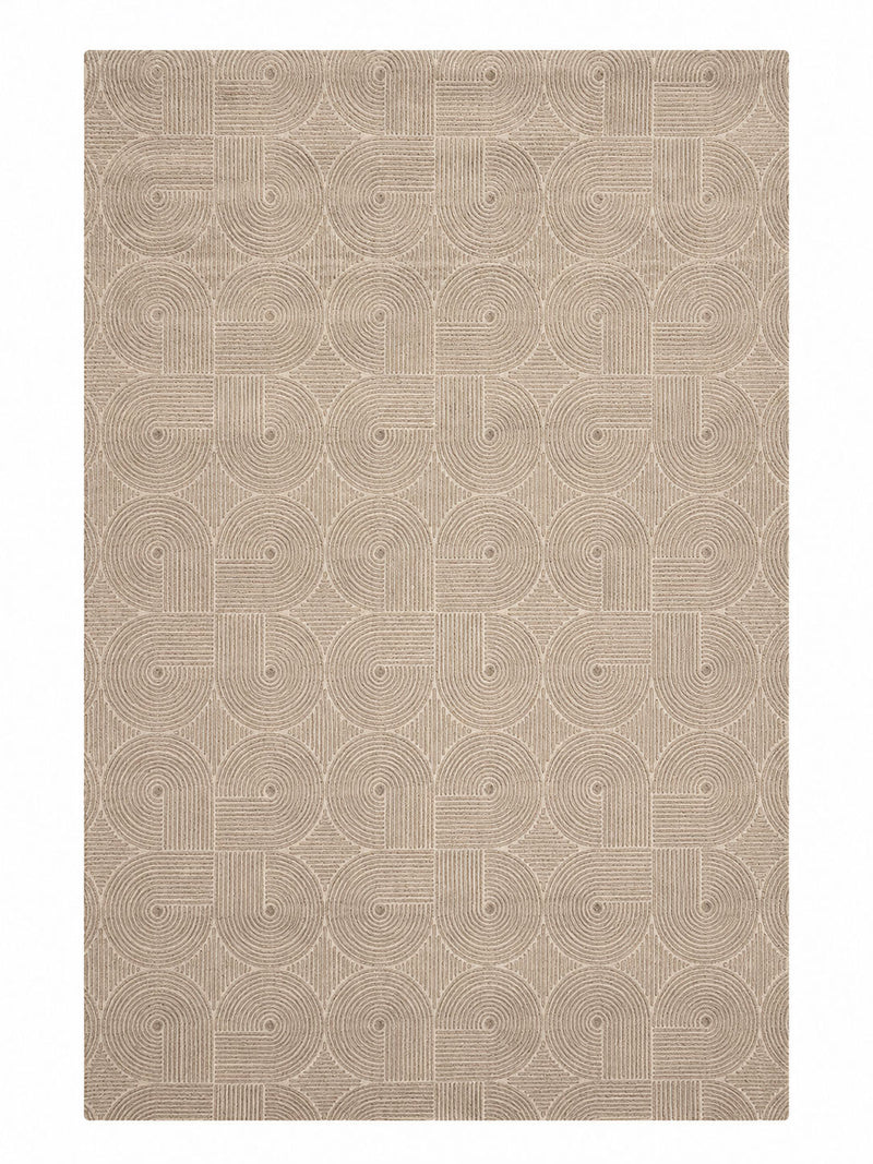 Kurzflor Teppich Boho 3D Hoch-Tief-Effekt – Teppich Wohnzimmer & Schlafzimmer-zoom-