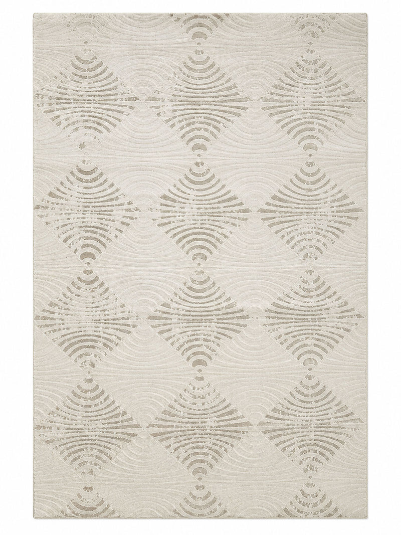 Kurzflor Teppich Boho 3D Hoch-Tief-Effekt – Teppich Wohnzimmer & Schlafzimmer-zoom-