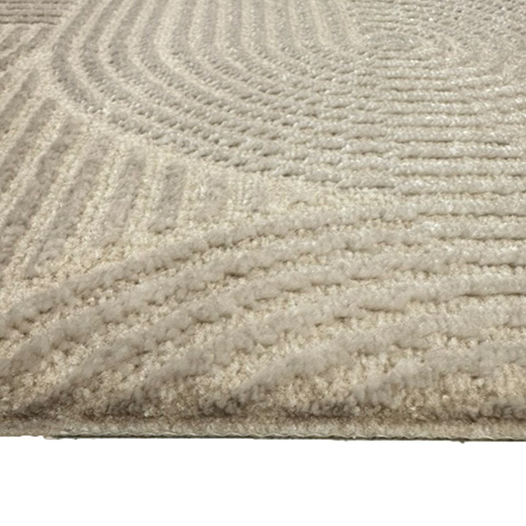 Kurzflor Teppich Boho 3D Hoch-Tief-Effekt – Teppich Wohnzimmer & Schlafzimmer-2