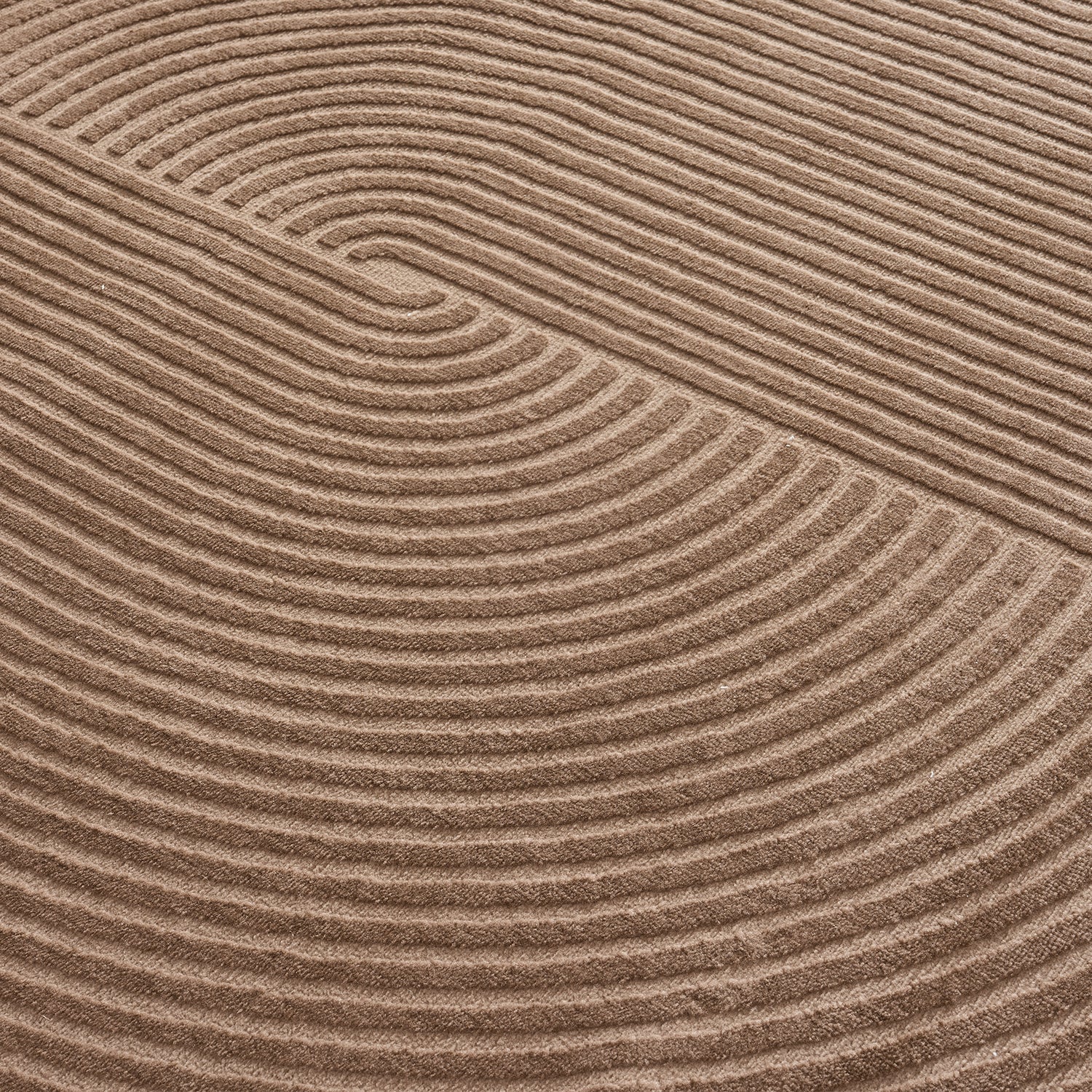 Short-pile rug Boho modern – Thin living room & bedroom rug with 3D high-low effect, easy to care for-30