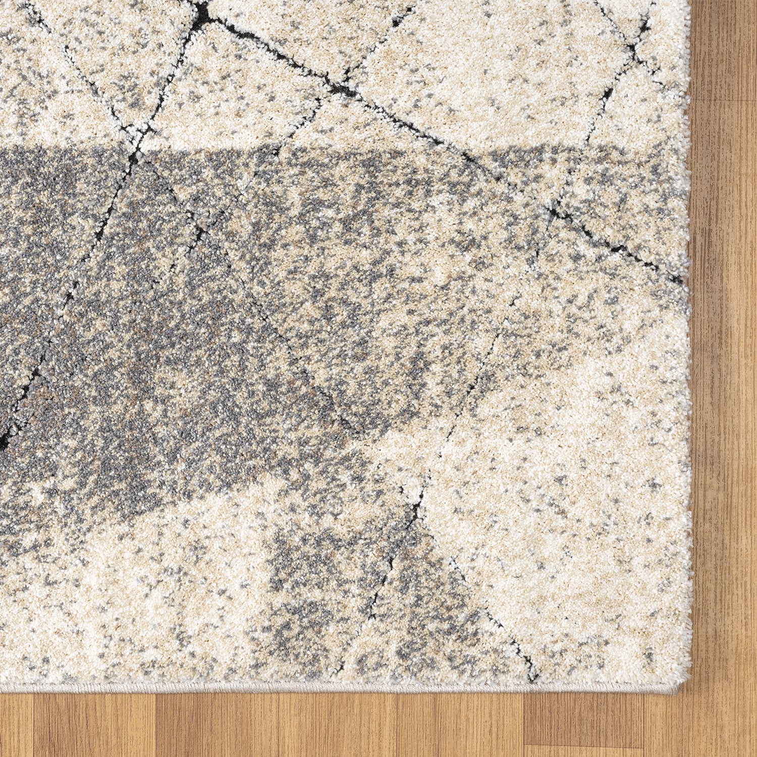 Kurzflor Teppich Modern Wohnzimmer Schlafzimmer Weich mit Muster-4