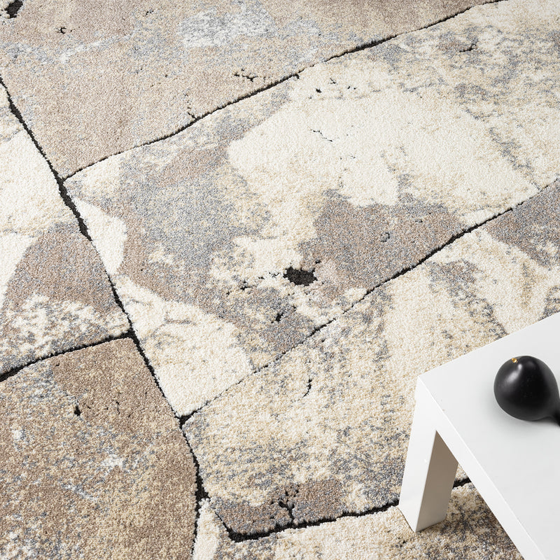 Kurzflor Teppich Modern Wohnzimmer Schlafzimmer Weich mit Muster-zoom-