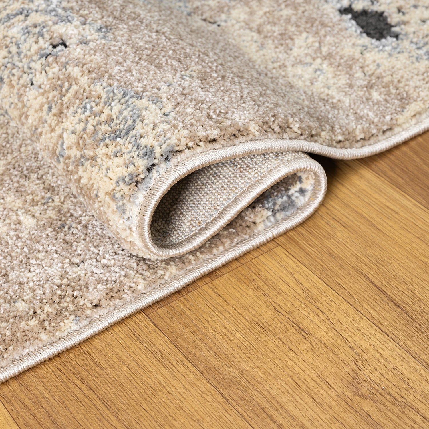 Kurzflor Teppich Modern Wohnzimmer Schlafzimmer Weich mit Muster-10