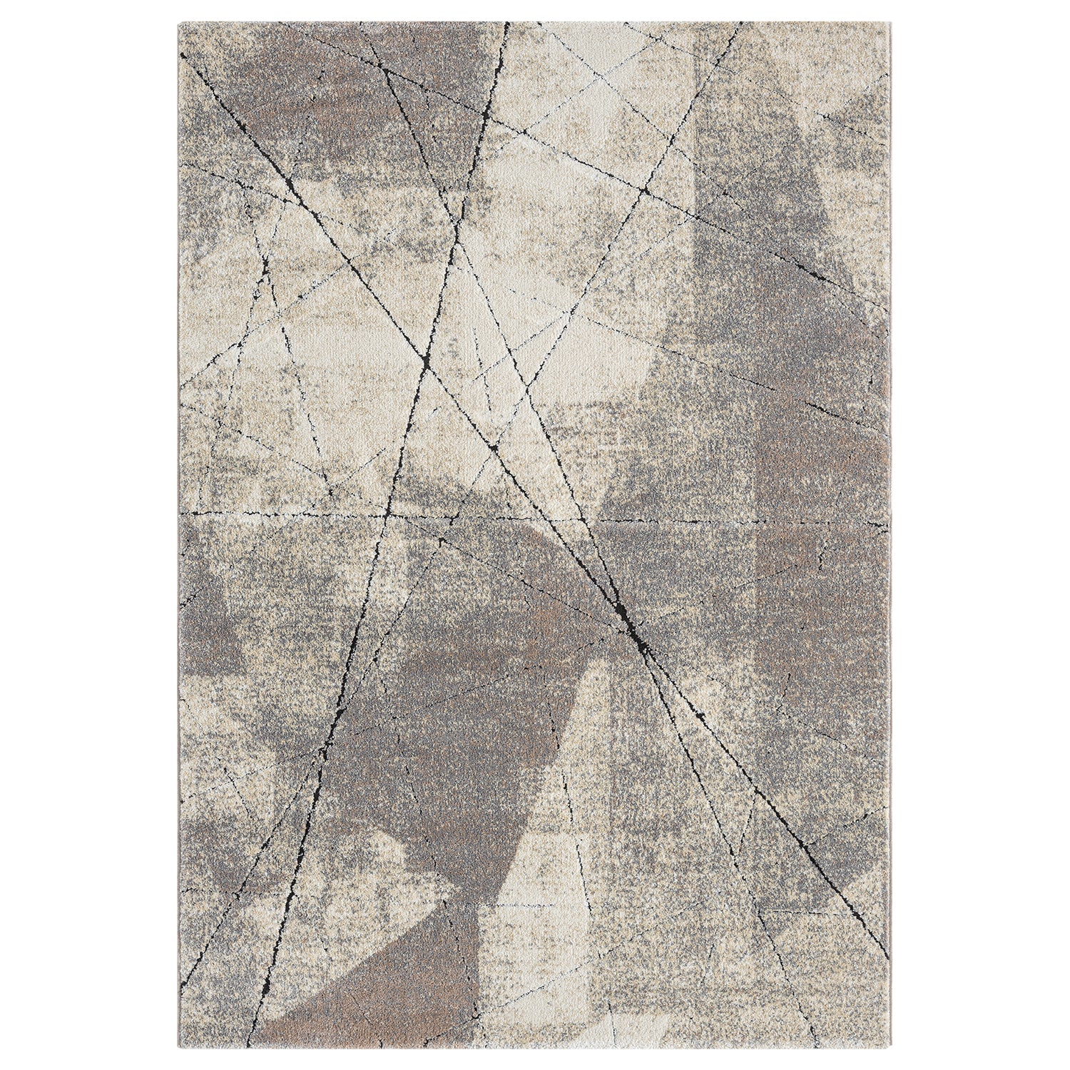 Kurzflor Teppich Modern Wohnzimmer Schlafzimmer Weich mit Muster-5