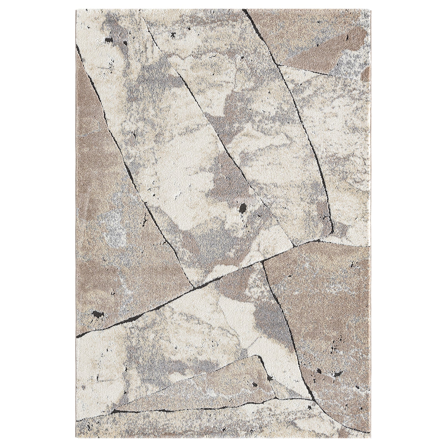 Kurzflor Teppich Modern Wohnzimmer Schlafzimmer Weich mit Muster-11