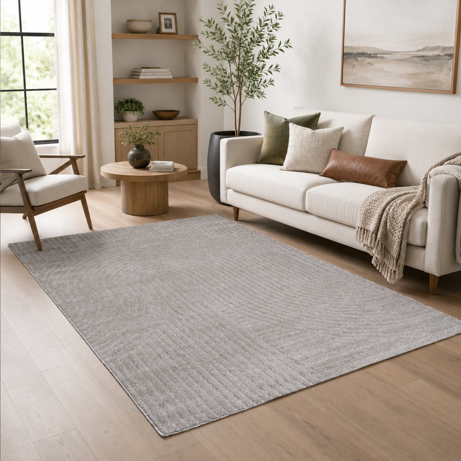 High-pile, long-pile rug, modern, for living room, bedroom, ultra-soft pattern-zoom-11