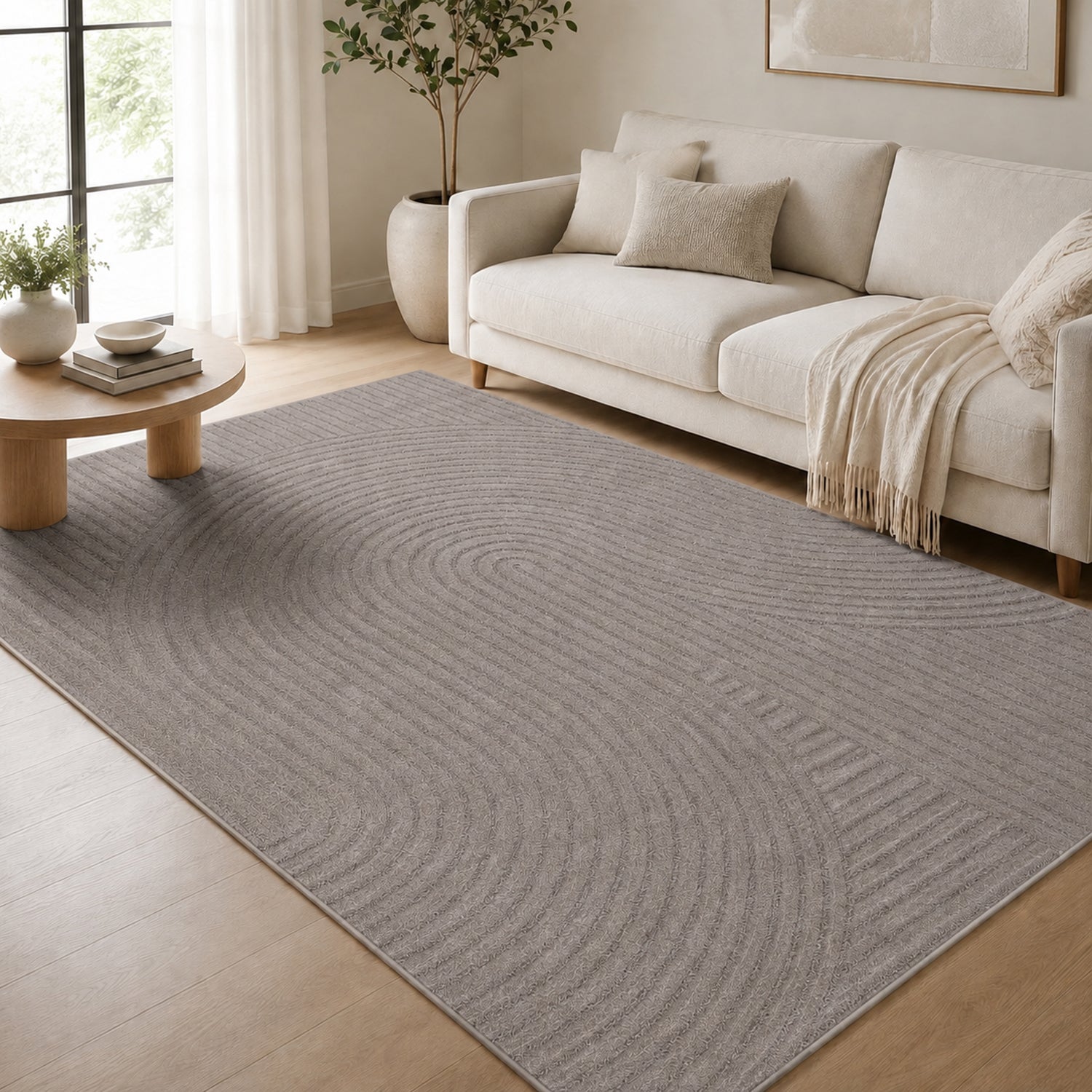 High-pile, long-pile rug, modern, for living room, bedroom, ultra-soft pattern-14