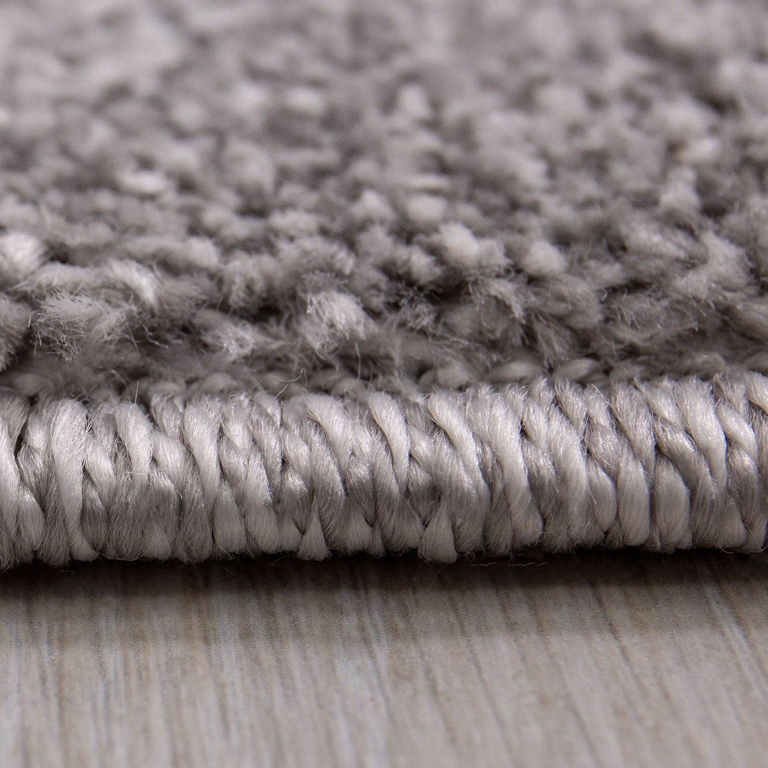 Short-pile rug, solid color, soft & fluffy, silky sheen in grey/anthracite, for living room, bedroom, kitchen-zoom-3