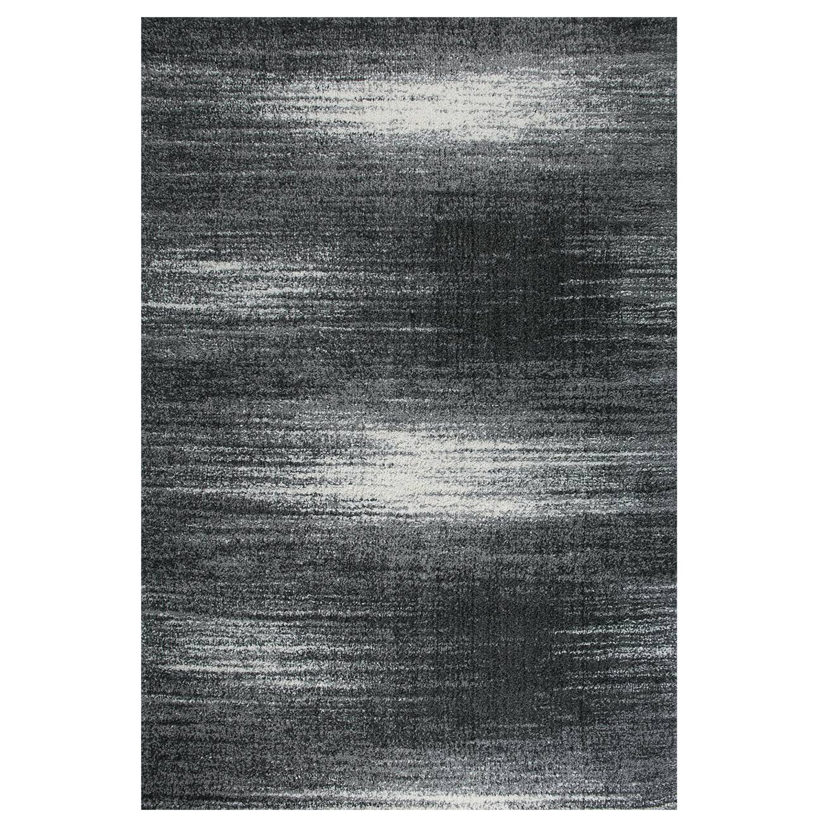 Nizza9074 Grau Shaggy Teppich Microfaser Extra Flauschig