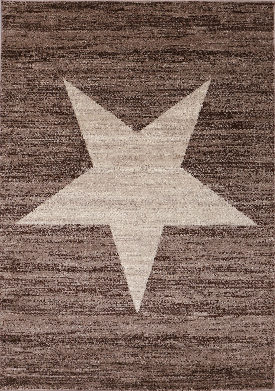 Milano9121 Beige Trendy Short Pile Rug, Star Pattern-5
