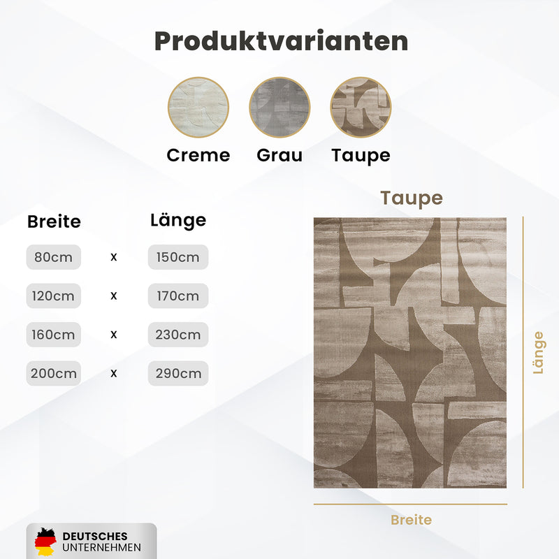 Moderne Teppiche Wohnzimmer Schlafzimmer Boho Optik Skandinavisch Hochtief Qualitativ-zoom-