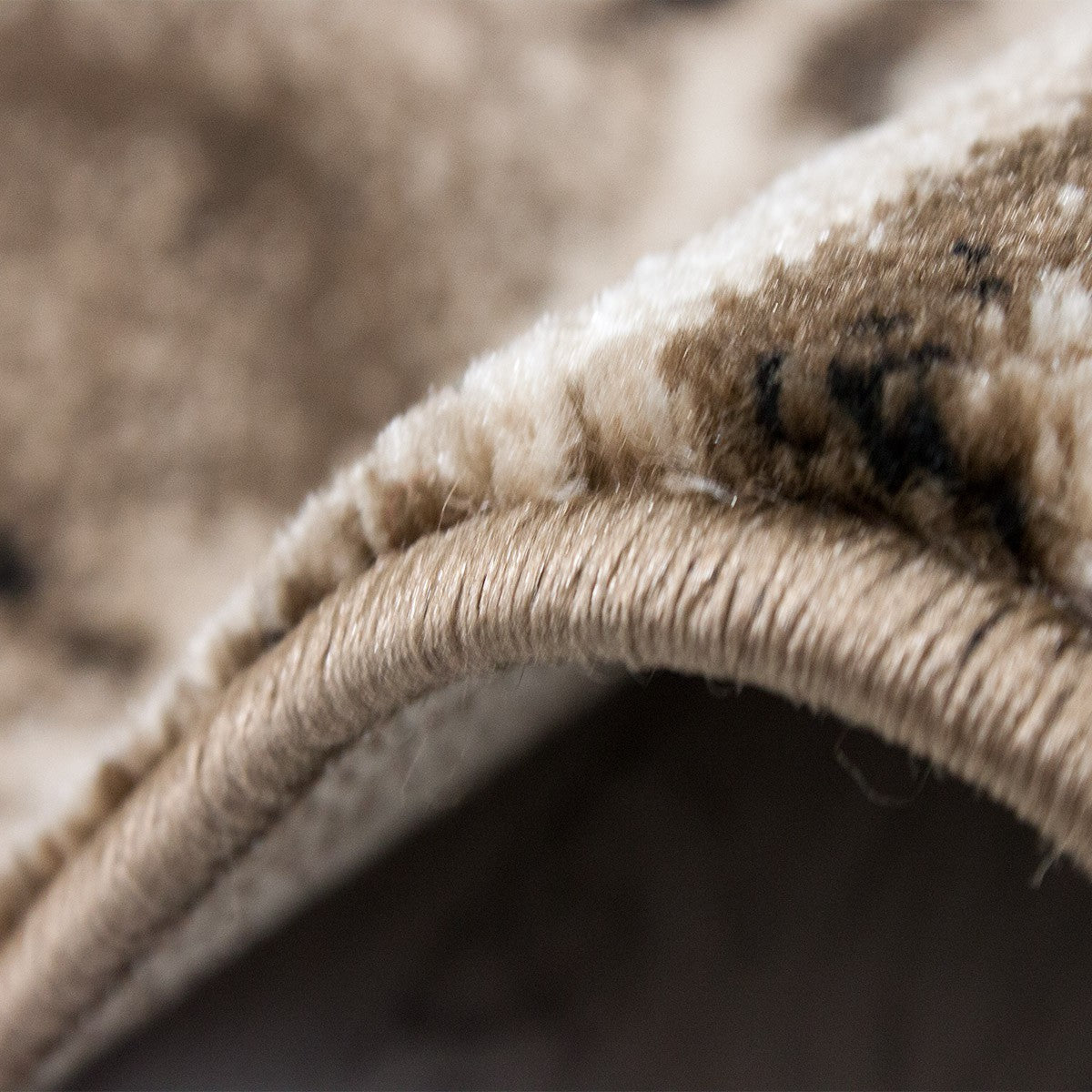 Modern carpet with stone look, brick pattern, durable in brown 5162-zoom-4