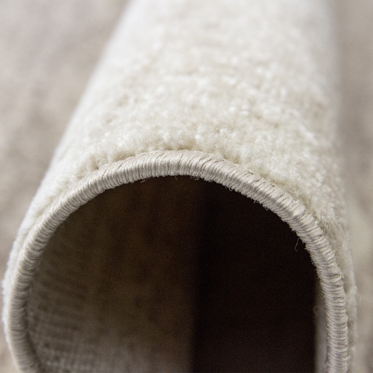 Moderner Teppich Geometrisches Muster Meliert in Braun Beige-4