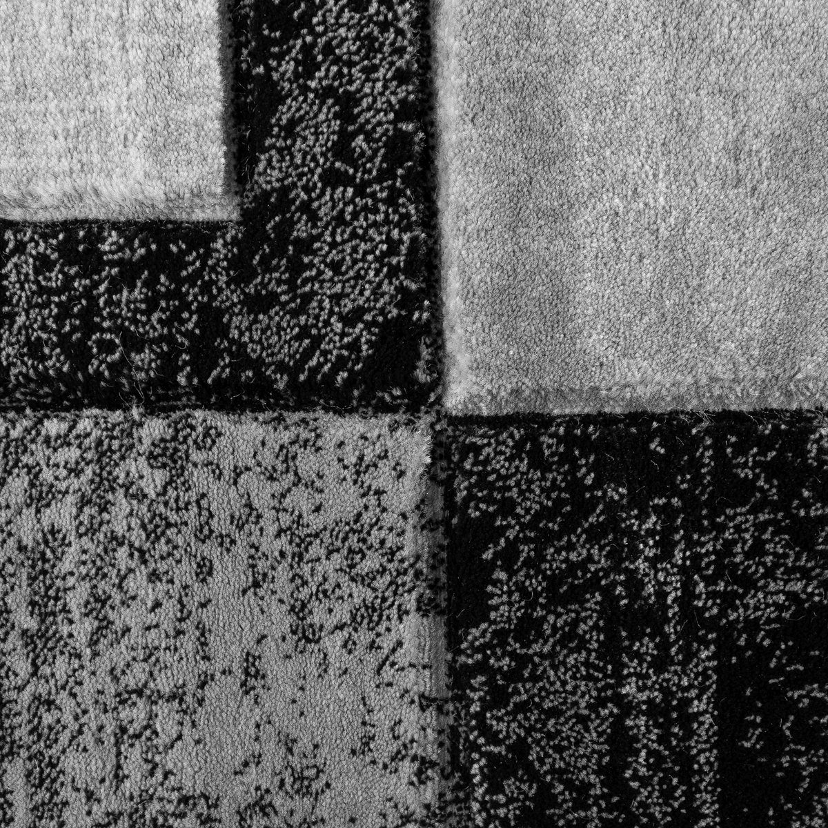 Florenza9468 Grau Kachel Design Teppich-zoom-2
