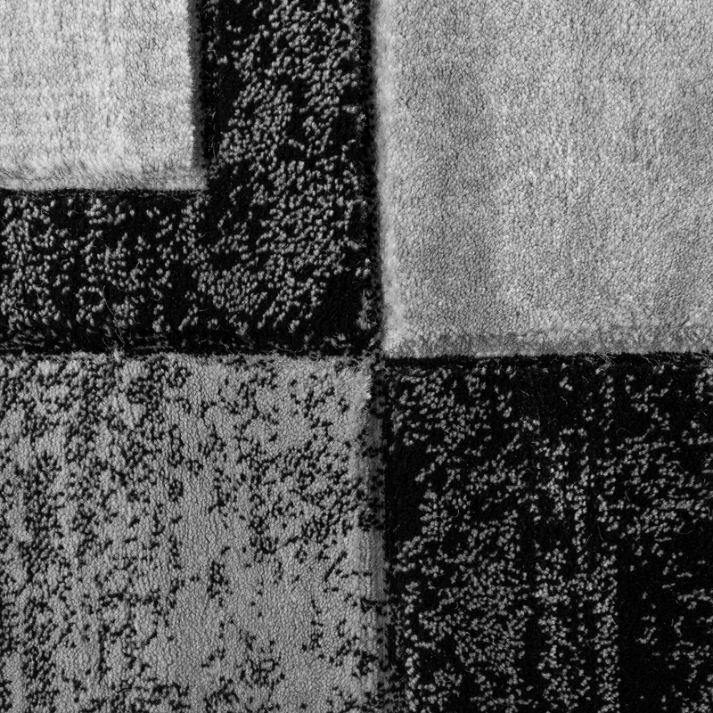 Florenza9468 Grau Kachel Design Teppich-zoom-