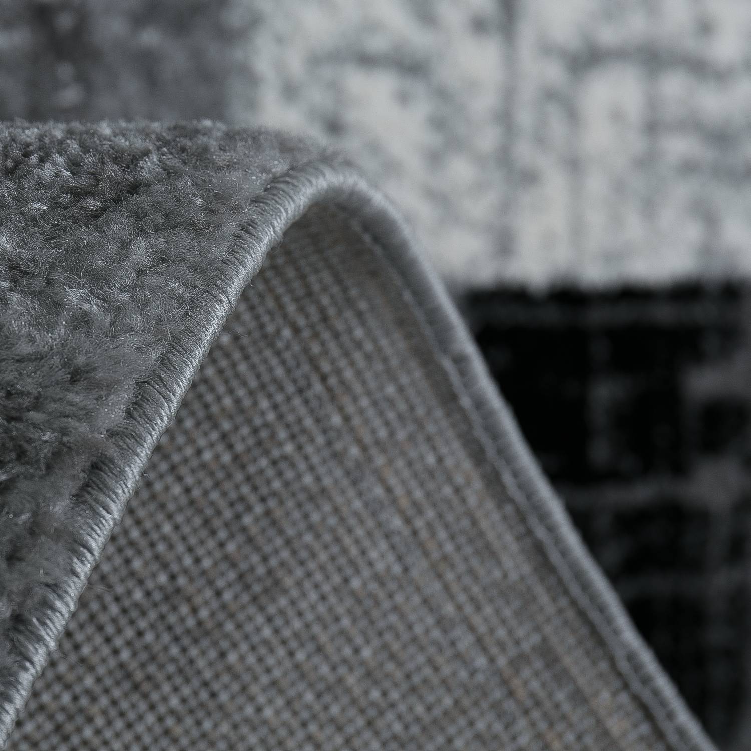 Samo9473 Grey Tile Look Carpet-zoom-3