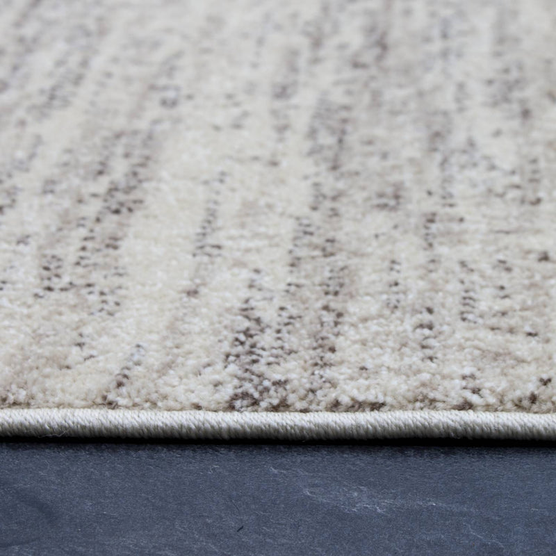 Modern beige-brown short-pile rug for living room, mottled solid color, suitable for underfloor heating-zoom-