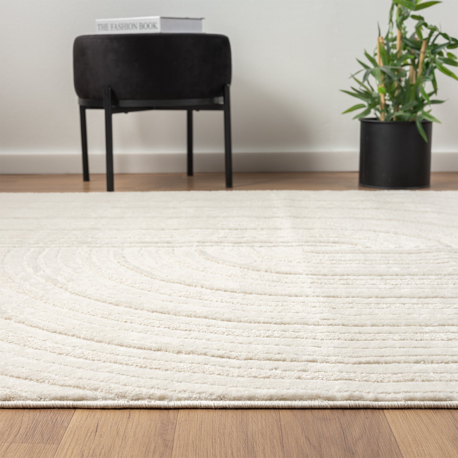 Modern short-pile rug for living room, bedroom, boho look, rainbow, Scandinavian-zoom-5