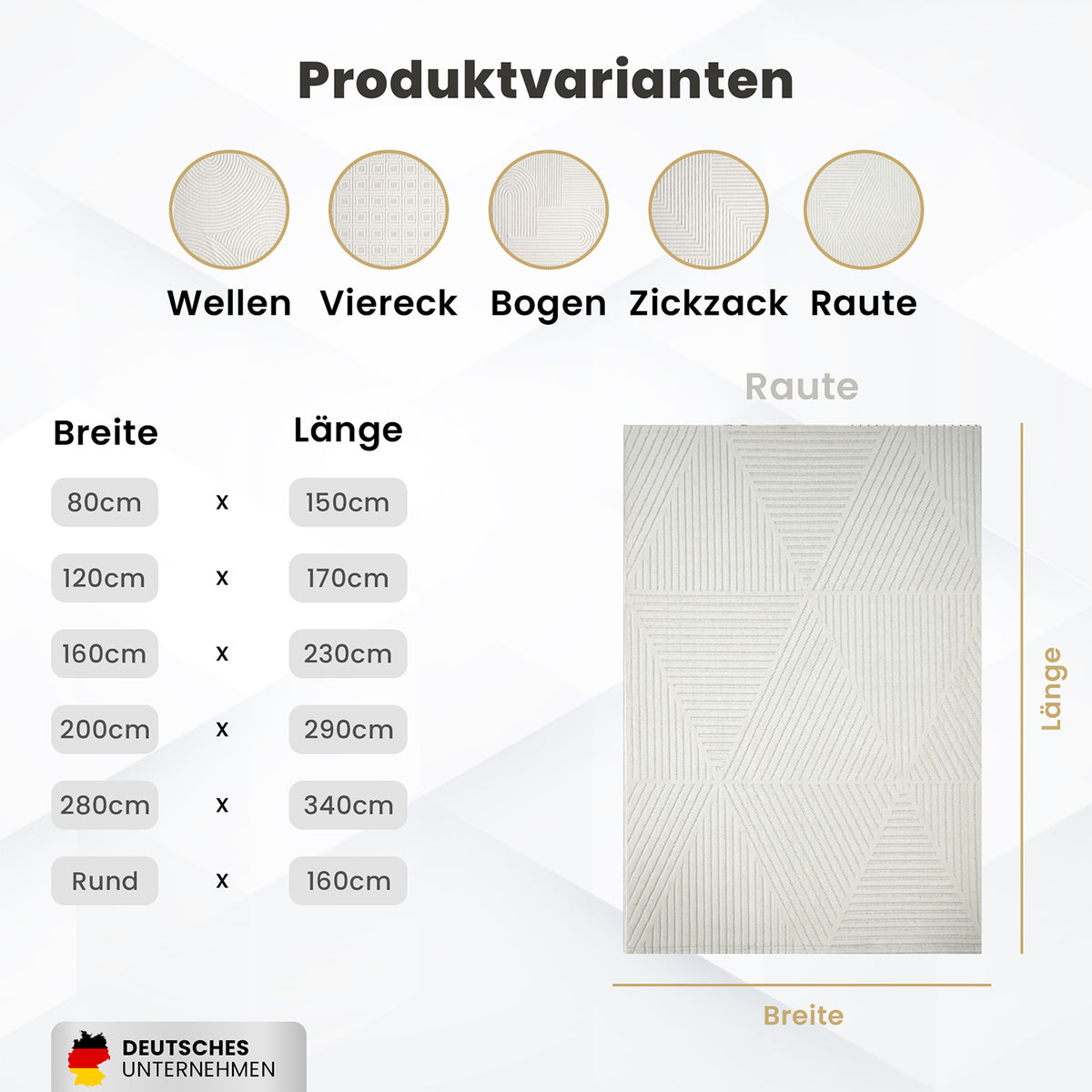 Moderner Kurzflor Teppich Wohnzimmer Schlafzimmer Skandinavisch In&Outdoor geeignet-35