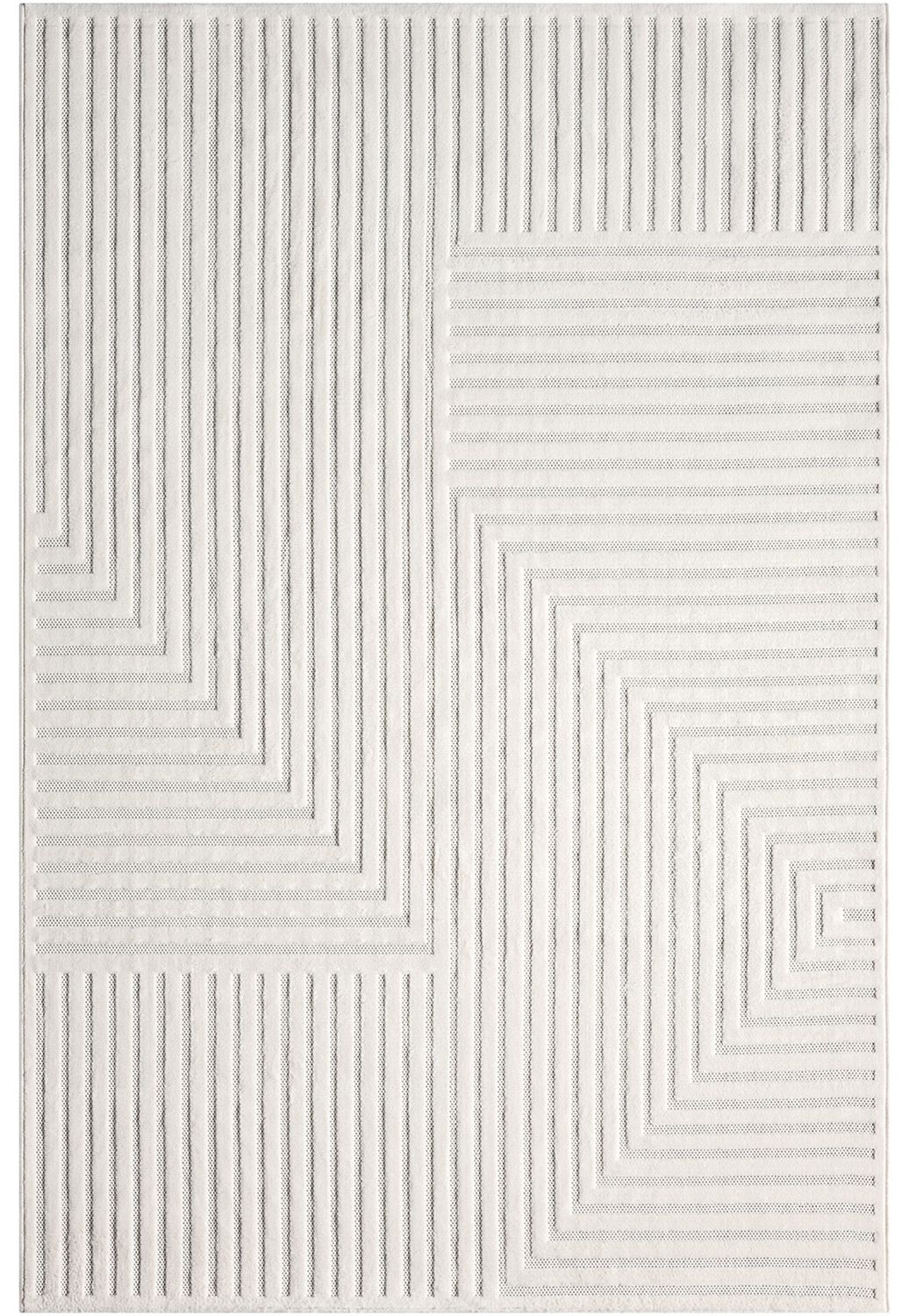 Moderner Kurzflor Teppich Wohnzimmer Schlafzimmer Skandinavisch In&Outdoor geeignet-20