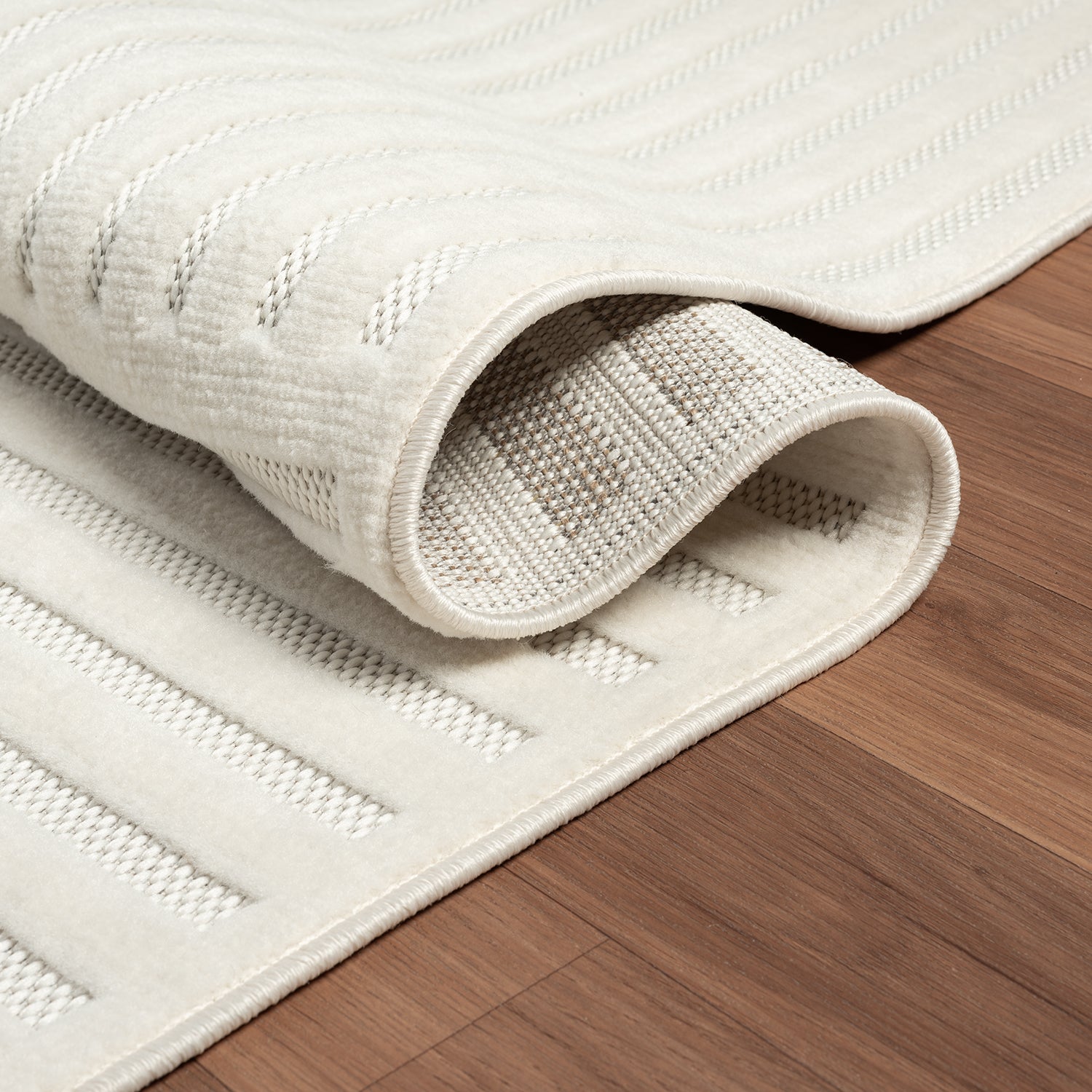 Moderner Kurzflor Teppich Wohnzimmer Schlafzimmer Skandinavisch In&Outdoor geeignet-18