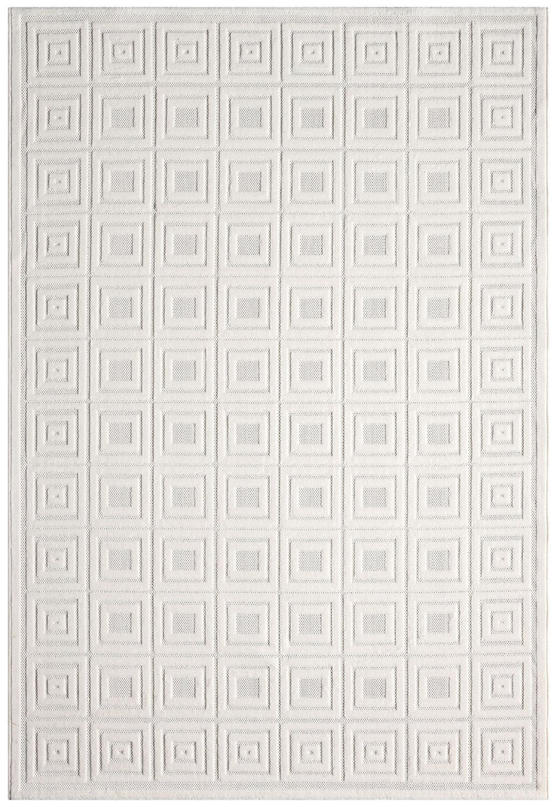 Moderner Kurzflor Teppich Wohnzimmer Schlafzimmer Skandinavisch In&Outdoor geeignet-zoom-