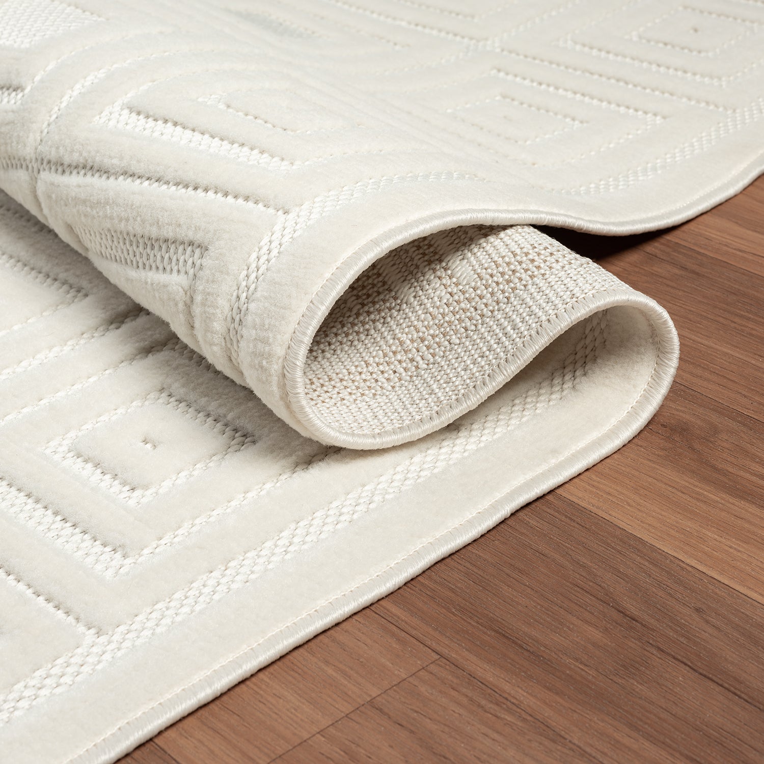 Moderner Kurzflor Teppich Wohnzimmer Schlafzimmer Skandinavisch In&Outdoor geeignet-zoom-9