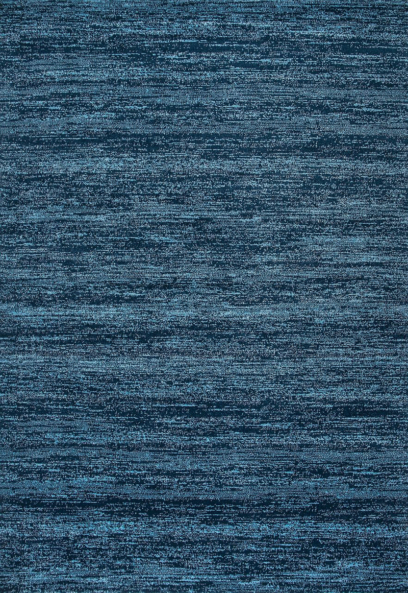 Modern solid color living room rug, woven carpet in dark blue, short pile, mottled, colorfast-zoom-
