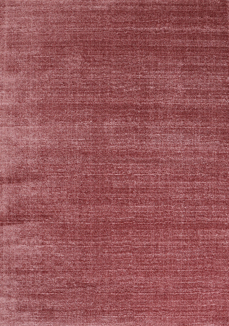Moderner Wohnzimmer Teppich Extra Weich Mikrofaser Spezial Melierung Rosa-zoom-
