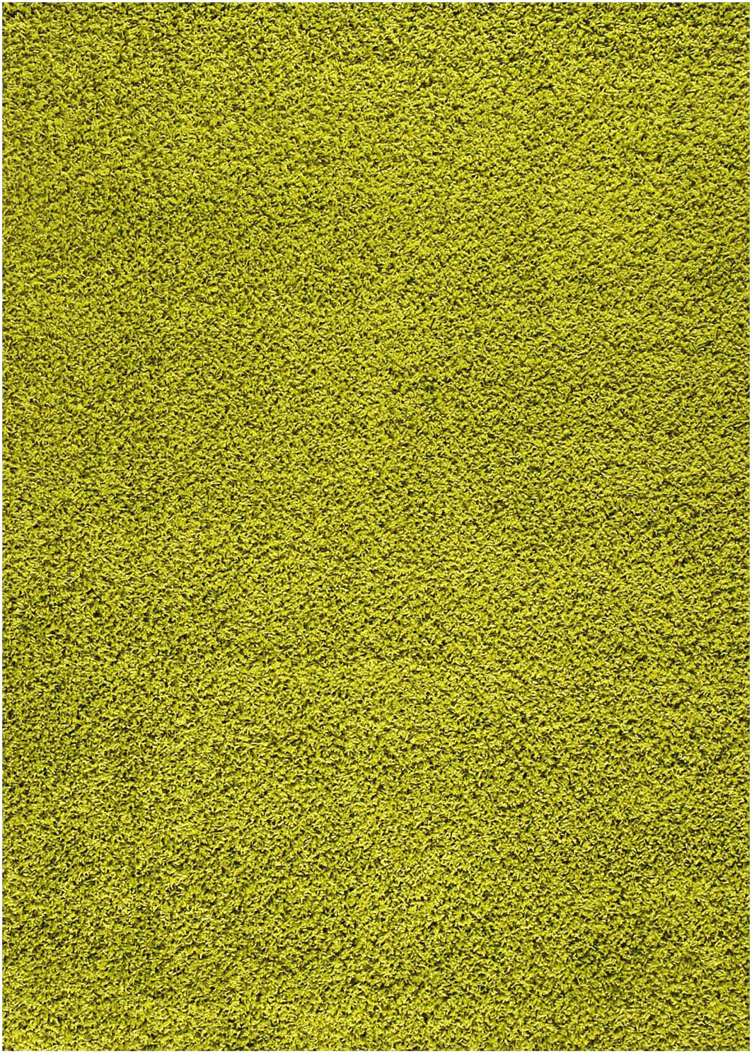 Prime Shaggy High Pile Long Pile Plain Modern Green Rug for Living Room, Bedroom, Kitchen-zoom-5