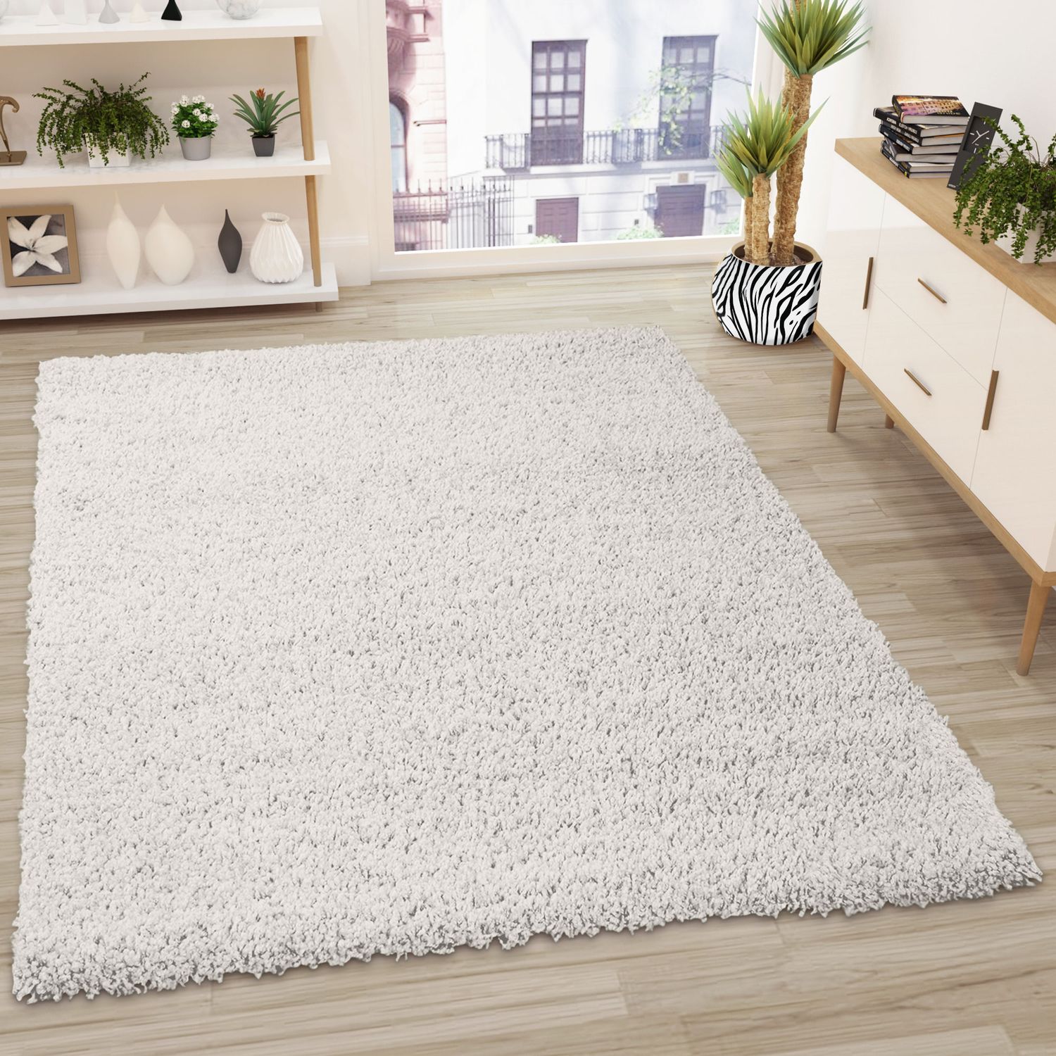 Prime Shaggy Hochflor Teppich in 13 Uni Farben + Runde Teppiche Wohnzimmer-zoom-23