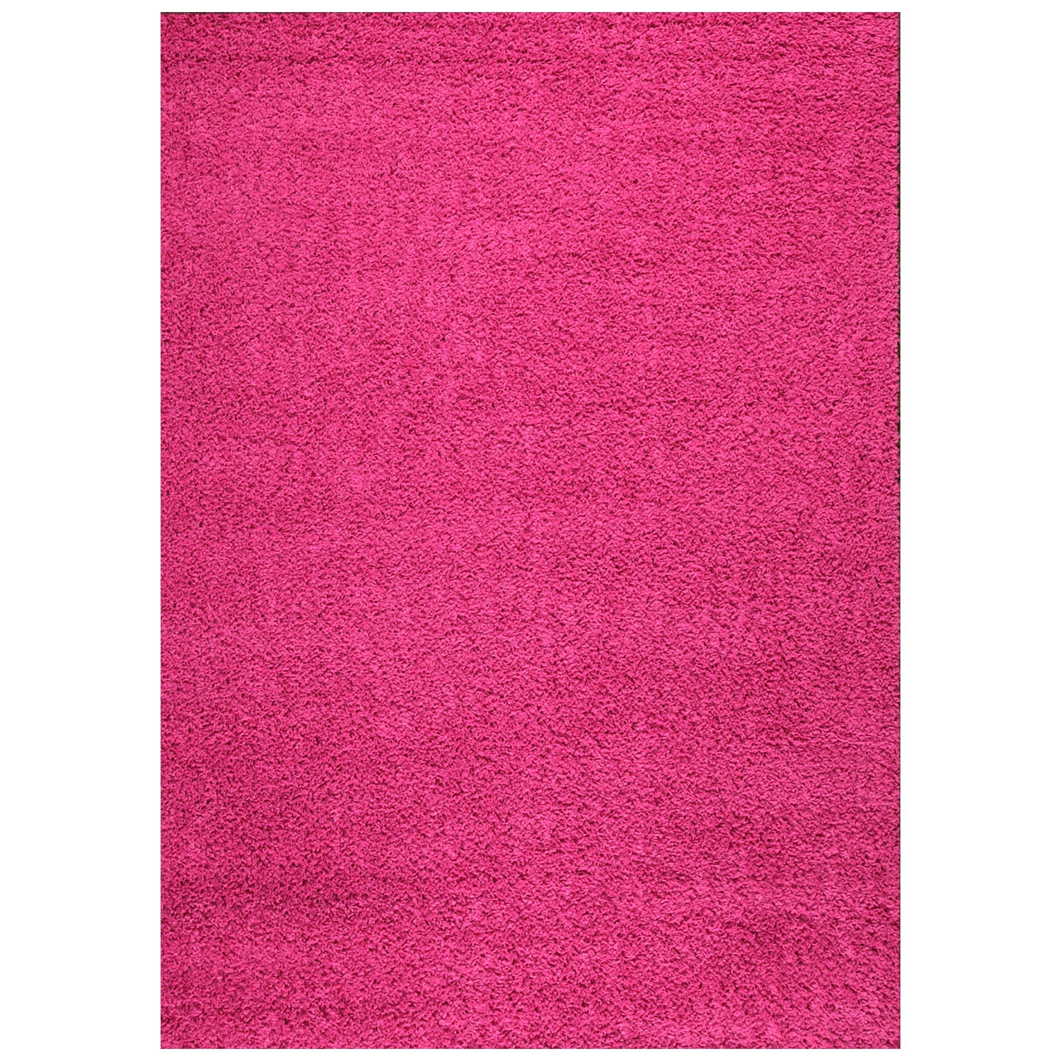 Teppich Prime Shaggy Hochflor Langflor Einfarbig Modern Pink Rosa für Wohnzimmer, Schlafzimmer