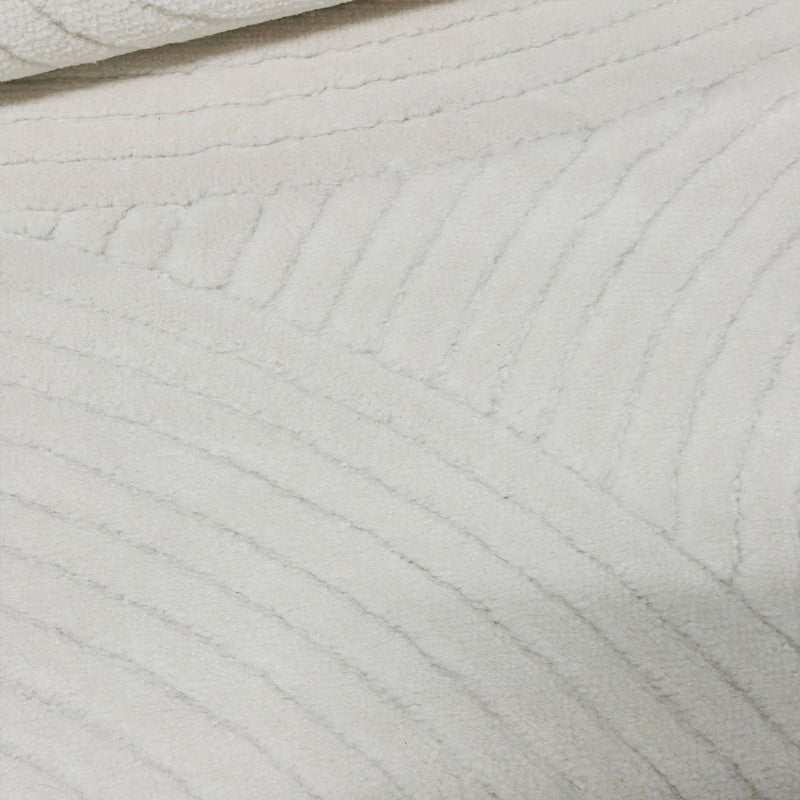 Robust flatweave rug with a natural look in cream, 3D high-low effect, soft-zoom-