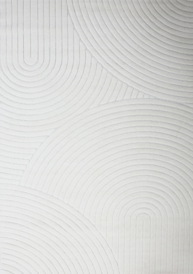 Robust flatweave rug with a natural look in cream, 3D high-low effect, soft-zoom-