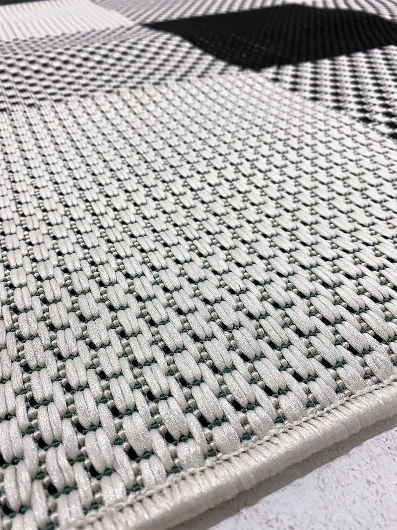 Robust indoor and outdoor flatweave balcony, patio, and kitchen rug-zoom-