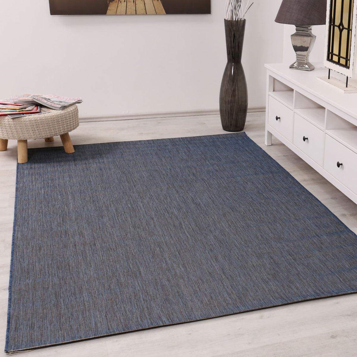 Robuster In- und Outdoor Flachgewebe Teppich 100% Polypropylen-zoom-1