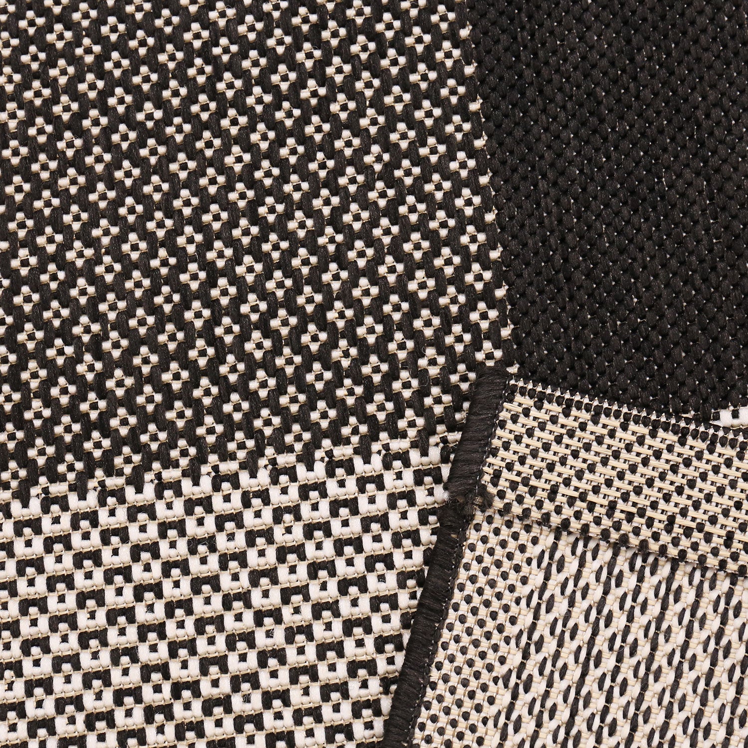 Robuster In- und Outdoor Flachgewebe Balkon Terrasse Küchenteppich-3