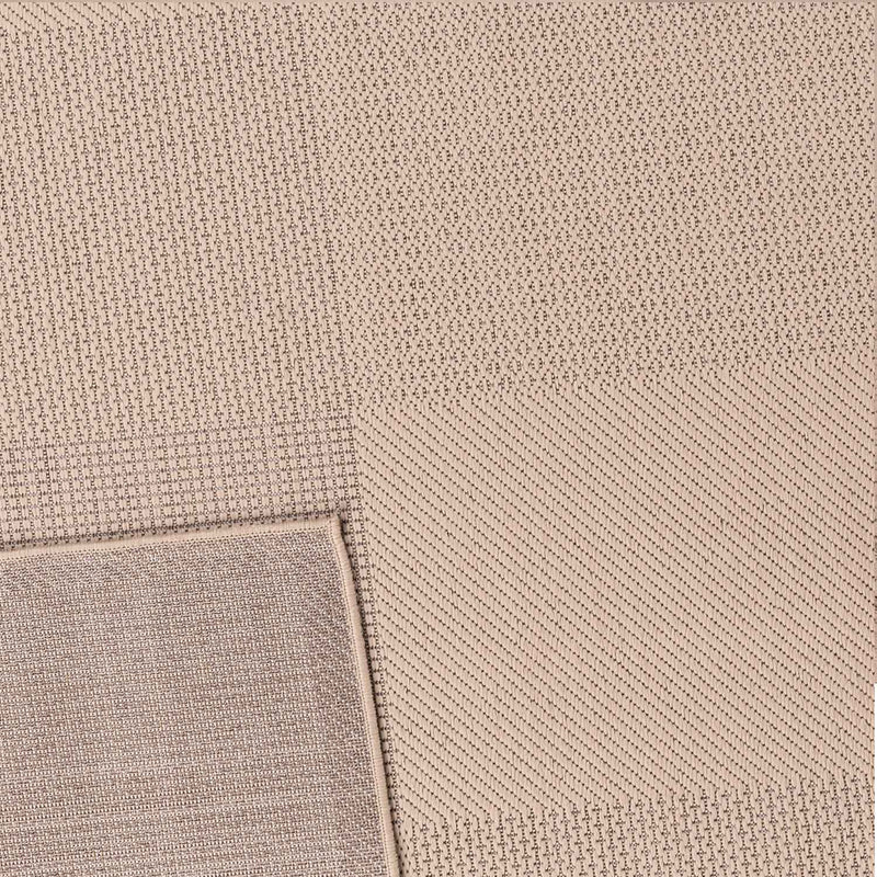 Robuster In- und Outdoor Flachgewebe Terrassen Teppich Natur Look In Beige-zoom-