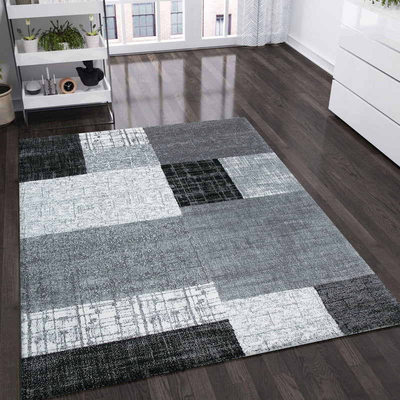 Samo9473 Grey Tile Look Carpet-zoom-