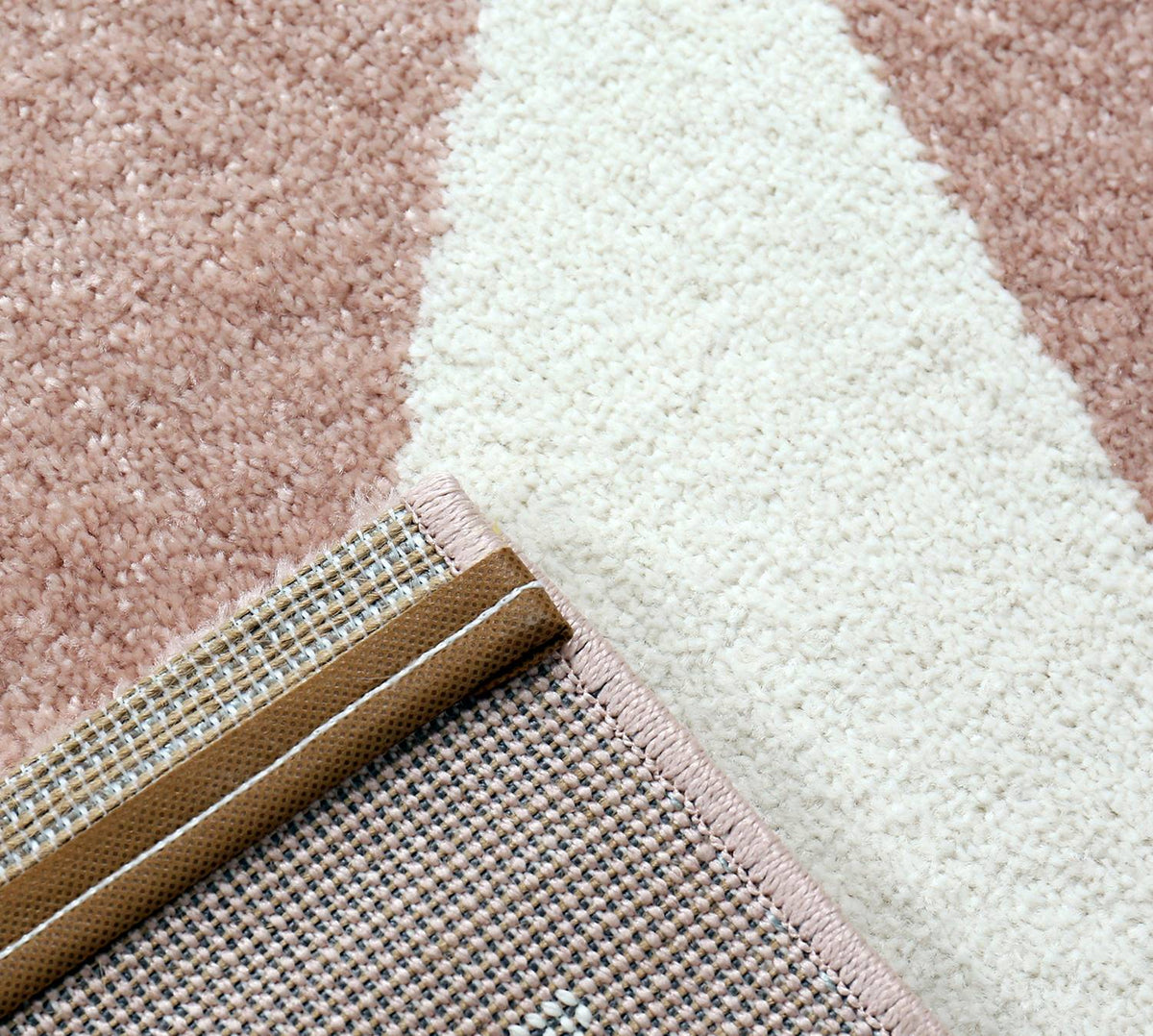 Short-pile rug stars sky modern pink white youth room for kids' room, living room