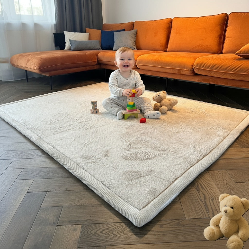 Teppich Baby Spielmatte kinderteppich Krabbeldecke hochwertigem Schaum Rutschfest-zoom-14