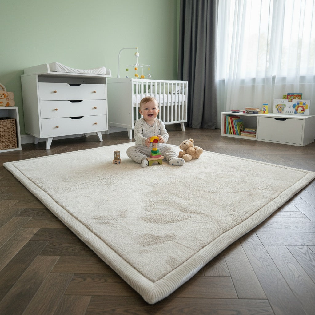 Teppich Baby Spielmatte kinderteppich Krabbeldecke hochwertigem Schaum Rutschfest-16