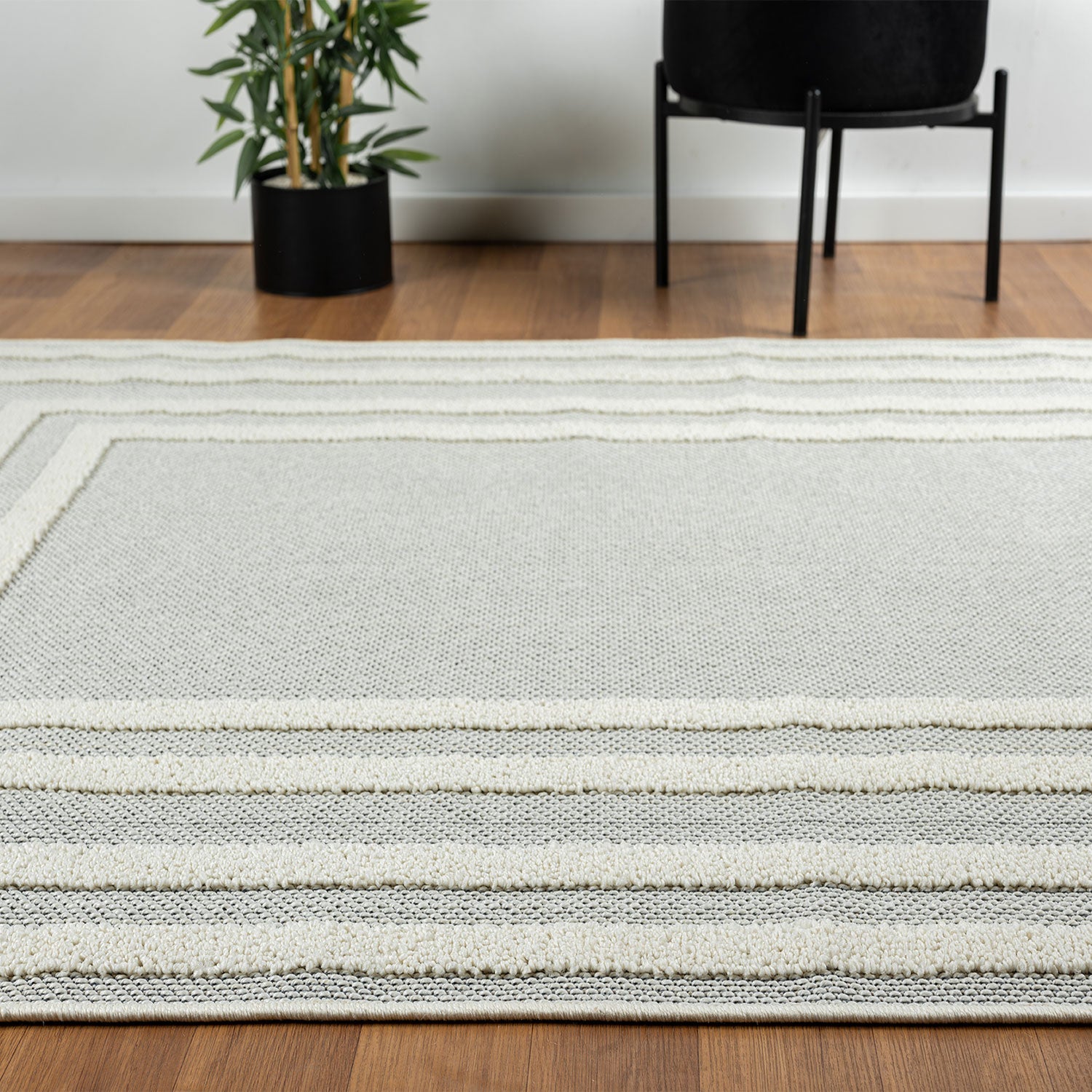 Boho high-pile rug for living room, bedroom, kitchen, hallway; washable 3D rug-zoom-21