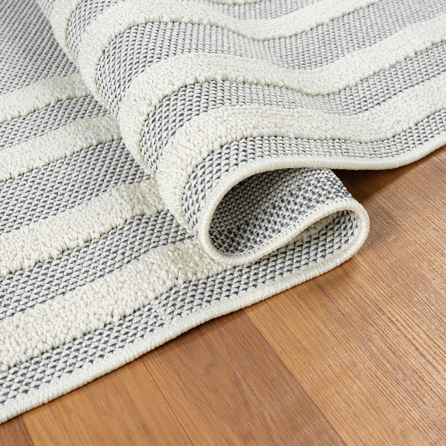 Boho high-pile rug for living room, bedroom, kitchen, hallway; washable 3D rug-zoom-22