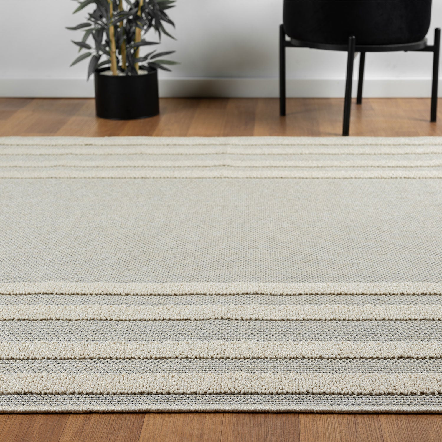 Boho high-pile rug for living room, bedroom, kitchen, hallway; washable 3D rug-26