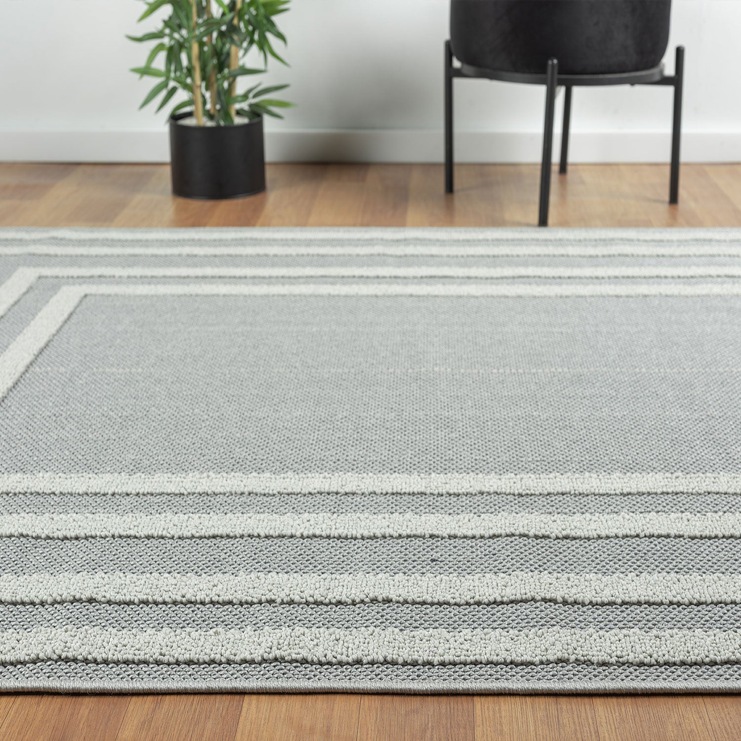 Boho high-pile rug for living room, bedroom, kitchen, hallway; washable 3D rug-zoom-17