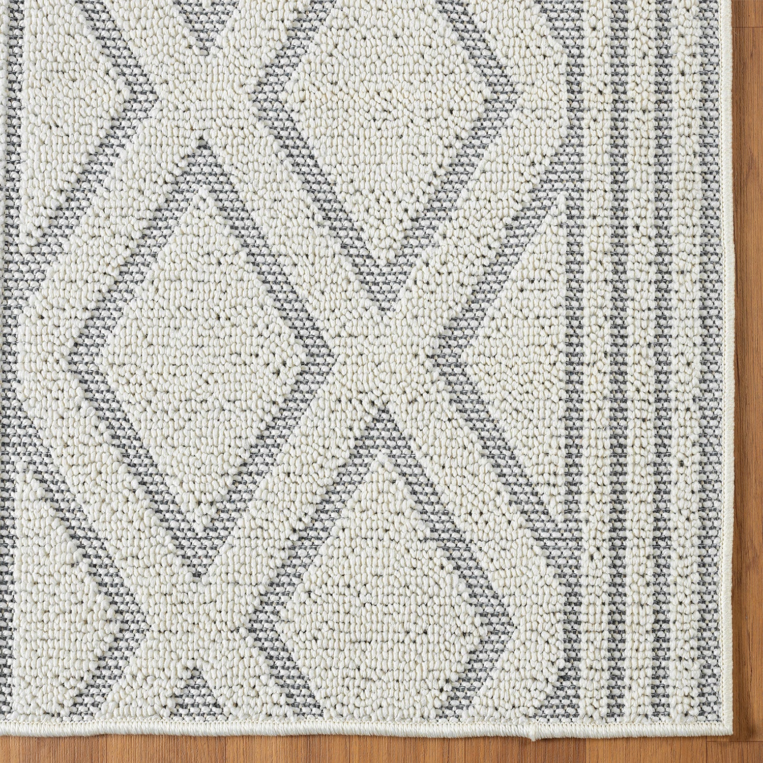 Boho high-pile rug for living room, bedroom, kitchen, hallway; washable 3D rug-13