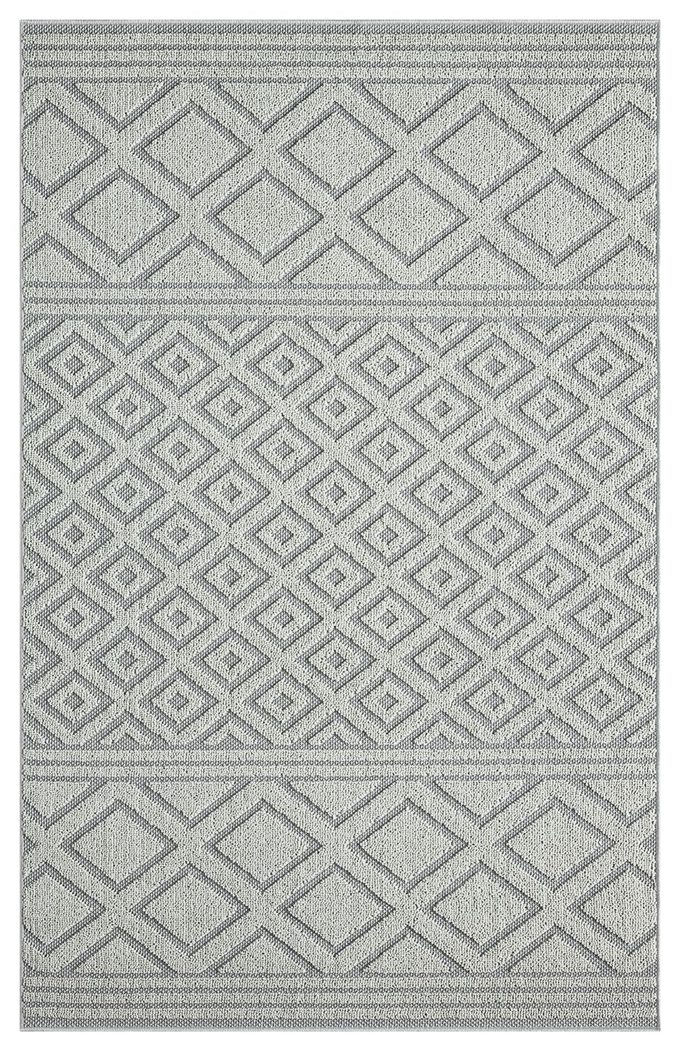 Boho high-pile rug for living room, bedroom, kitchen, hallway; washable 3D rug-zoom-9