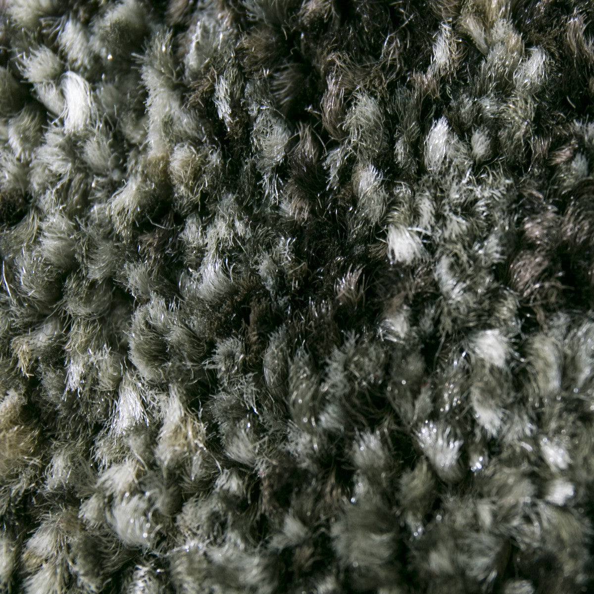 Teppich kurzflor Modern dichter melierter Braun Weiß für Wohnzimmer, Schlafzimmer, kinderzimmer-5